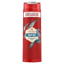 Old Spice Deep Sea Sprchový Gel Pro Muže 400 ml, 3 v 1, Dlouhotrvající Svěžest