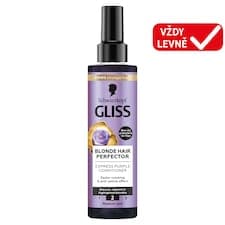 Schwarzkopf Gliss Blonde Hair Perfector fialový expresní kondicionér 200ml