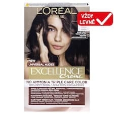 L'Oréal Paris Excellence Nudes 4 U, Hnědá 72 ml + 48 ml + 12 ml + 60 ml