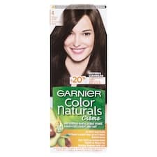 Garnier Color Naturals permanentní barva na vlasy 4 Středně hnědá,60 +40 +12 ml