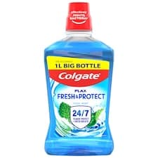 Colgate Plax Cool Mint ústní voda bez alkoholu 1000 ml