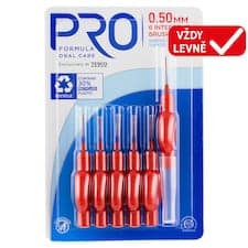Pro Formula Mezizubní kartáčky 0,50 mm 6 ks