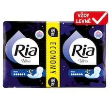 Ria Ultra Night menstruační vložky 16 ks