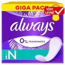 Always Daily Fresh Normal, 0 % parfemace a barviv 80 ks
