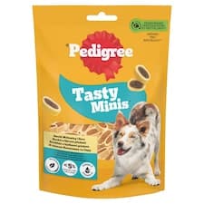 Pedigree Tasty Minis Hovězí a sýrové příchutě 140g