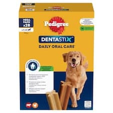 Pedigree DentaStix Doplňkové krmivo pro psy 25 kg+ 4 x 270g (1,08kg)