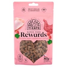 Meat Care Rewards cat kuřecí s šantou a brusinkou 80g