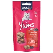 Vitakraft Cat Yums Superfood kachna a bezinka 40g