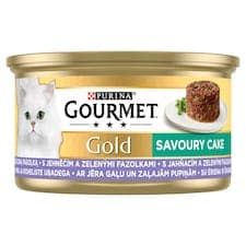 Gourmet Gold Savoury Cake konzerva pro kočky jehněčí 85g