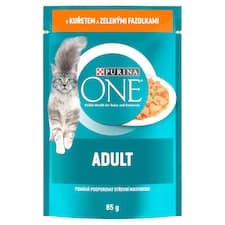 Purina ONE Adult kapsička pro kočky kuře ve šťávě 85g