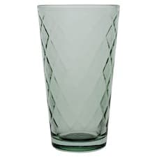 F&F Home Diamond Hiball sklenice šedozelená 410 ml