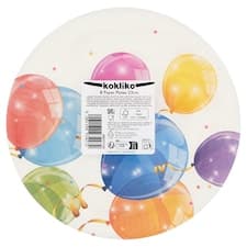 Kokliko Papírové talíře 23 cm 8 ks