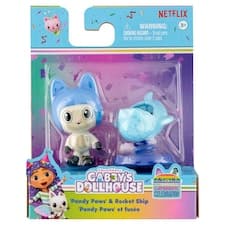 Dreamworks Gabby's Dollhouse 'Pandy Paws' & Rocket Ship figurka