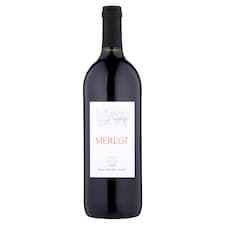 Merlot víno červené suché 1l