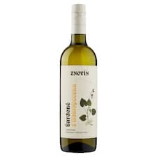 Znovín Chardonnay odrůdové bílé víno jakostní polosuché 0,75l