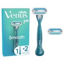 Gillette Venus Smooth Dámský Holicí Strojek s 2 Náhradními Holicími Hlavicemi