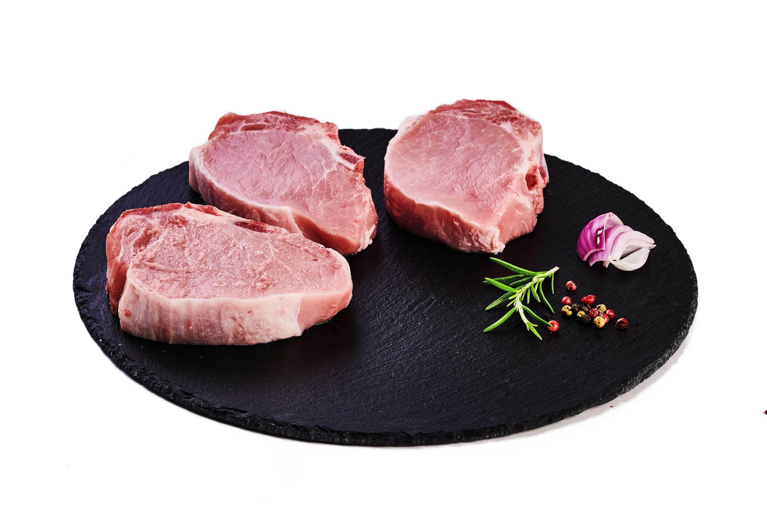 Vepřová pečeně (kotleta) 2ks s kostí porcovaná