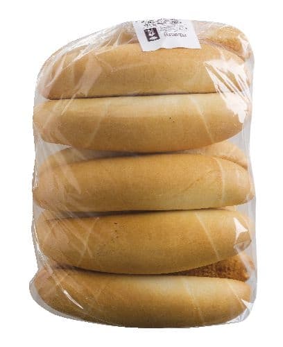 Rohlík hladký bez posypu balený 10ks