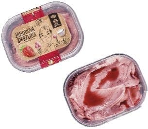 Mražený krém jahodový 800 ml