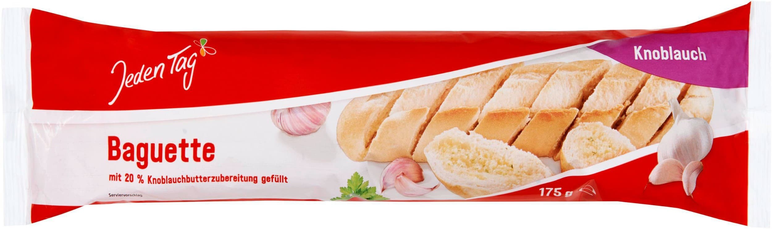 Jeden Tag Bageta s česnekovým máslem 175g