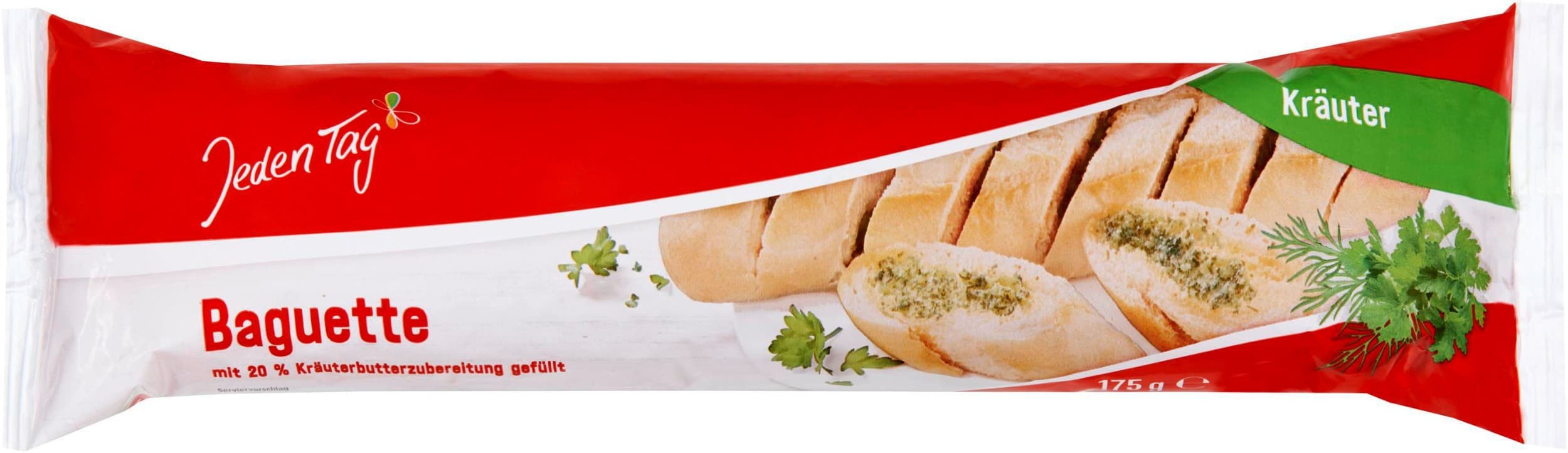 Jeden Tag Bageta s bylinkovým máslem 175g