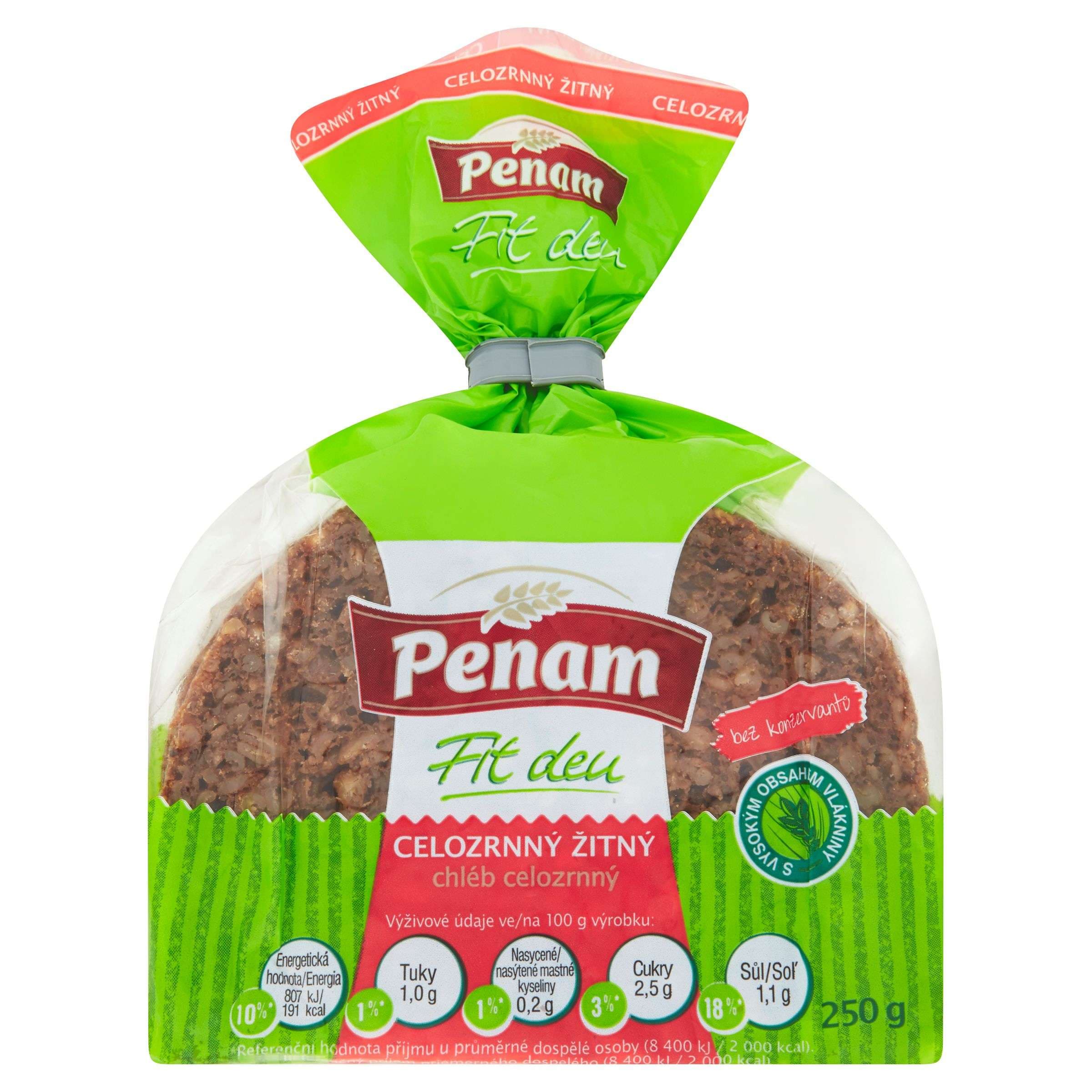 Penam Fit Chléb žitný celozrnný 250 g