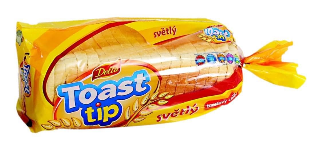 Delta Toasttip Toustový chléb světlý krájený 500 g