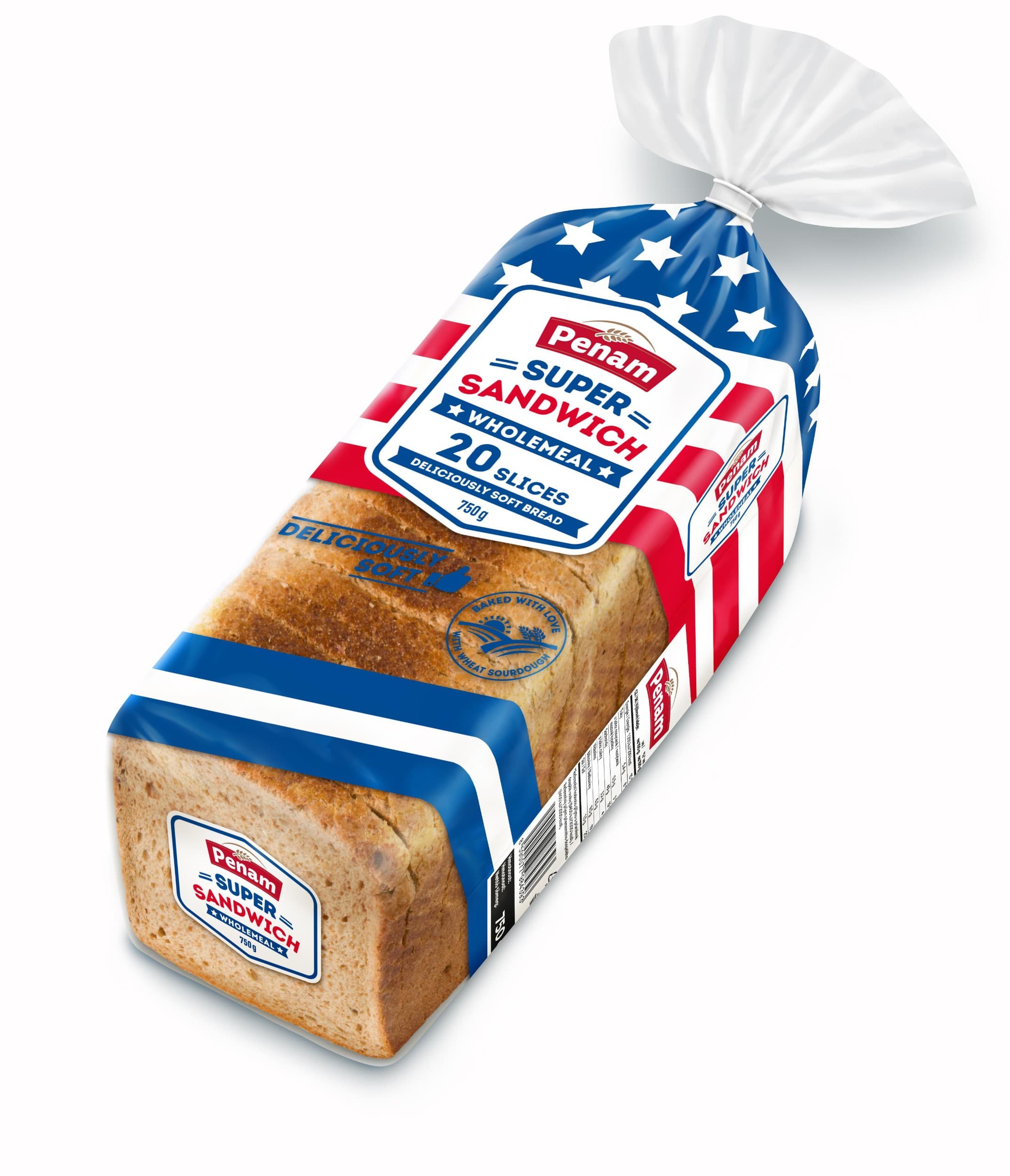 Penam Super Sandwich celozrnný 750 g