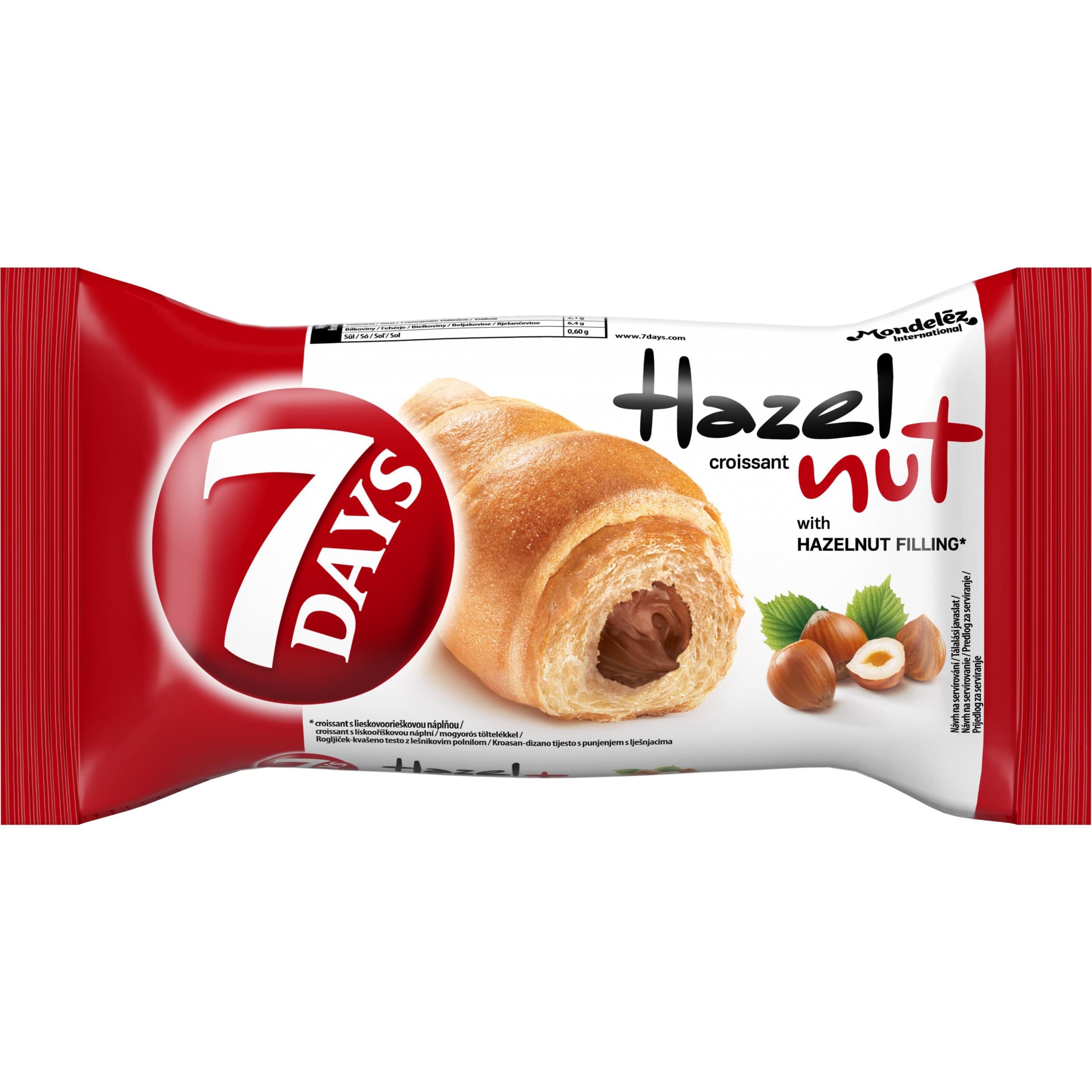 7days Croissant lískový oříšek 60 g