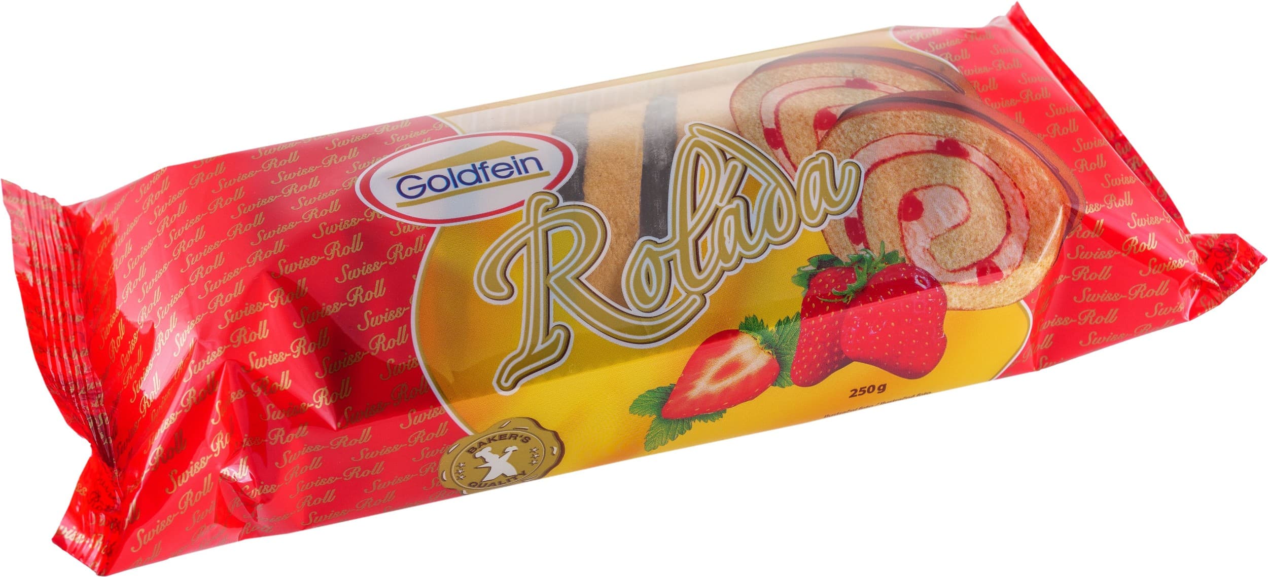 Goldfein Roláda jahodová zdobená 250 g