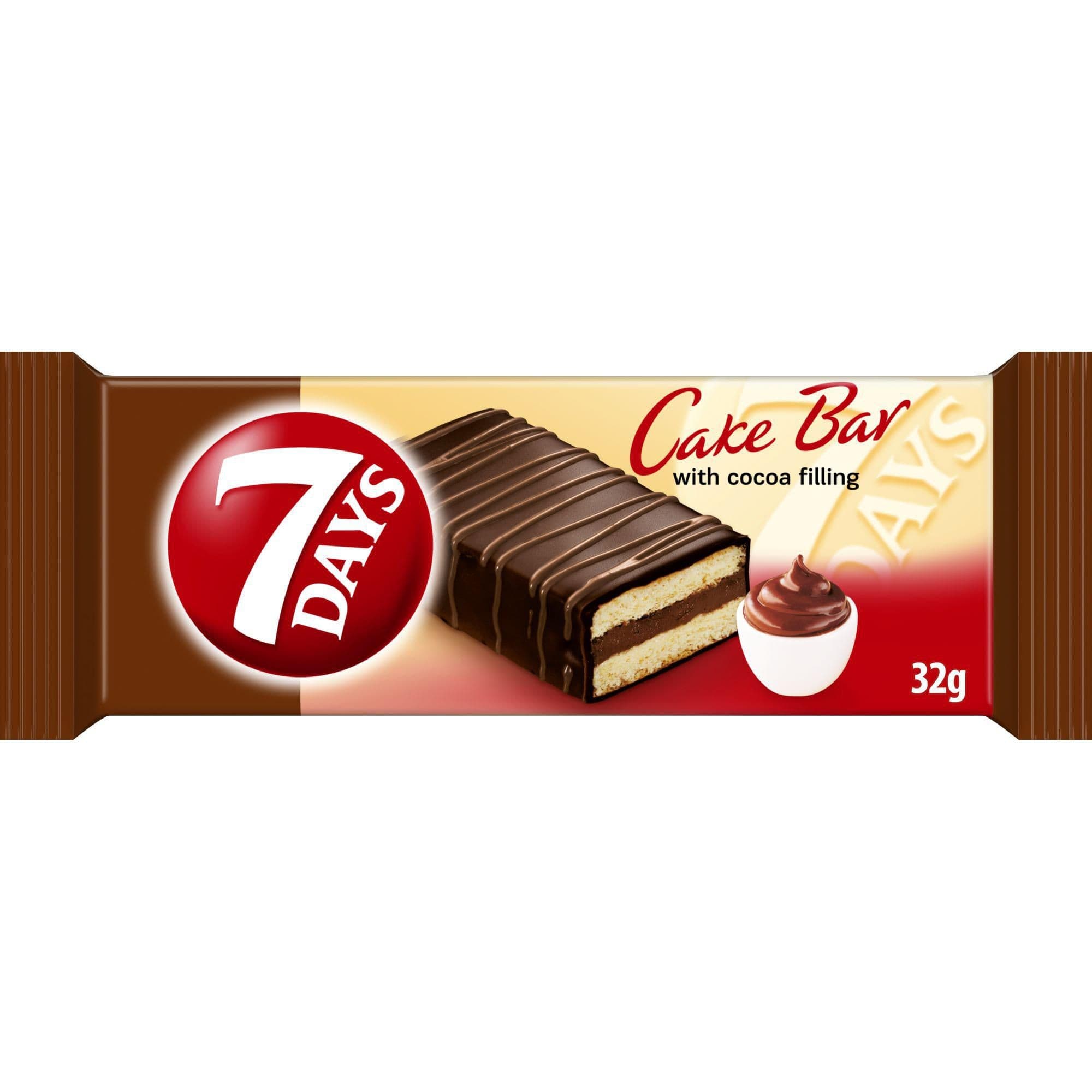 7Days Kakao piškotový řez s čokoládovou polevou 32g