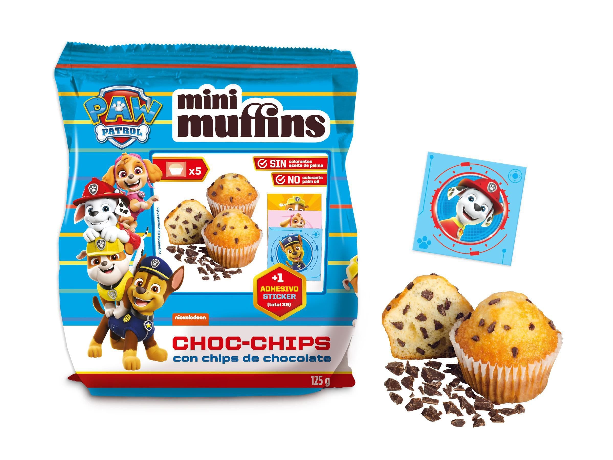 Mini Muffiny s kousky čokolády Tlapková patrola 125g