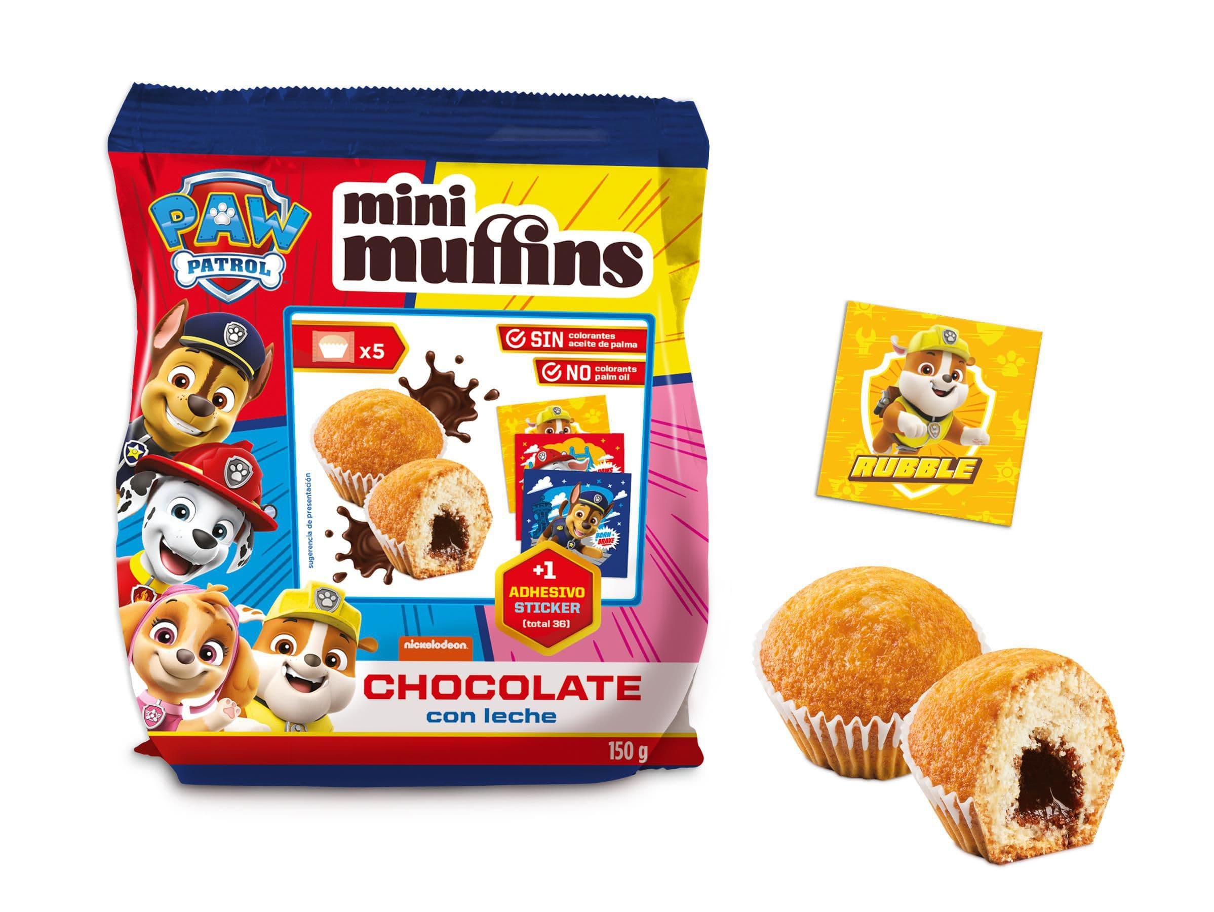Mini Muffiny s čokoládovou náplní Tlapková patrola 150g