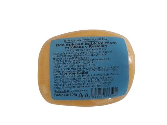 Šetra Babické těsto 300g, vyrobeno v Rosicích