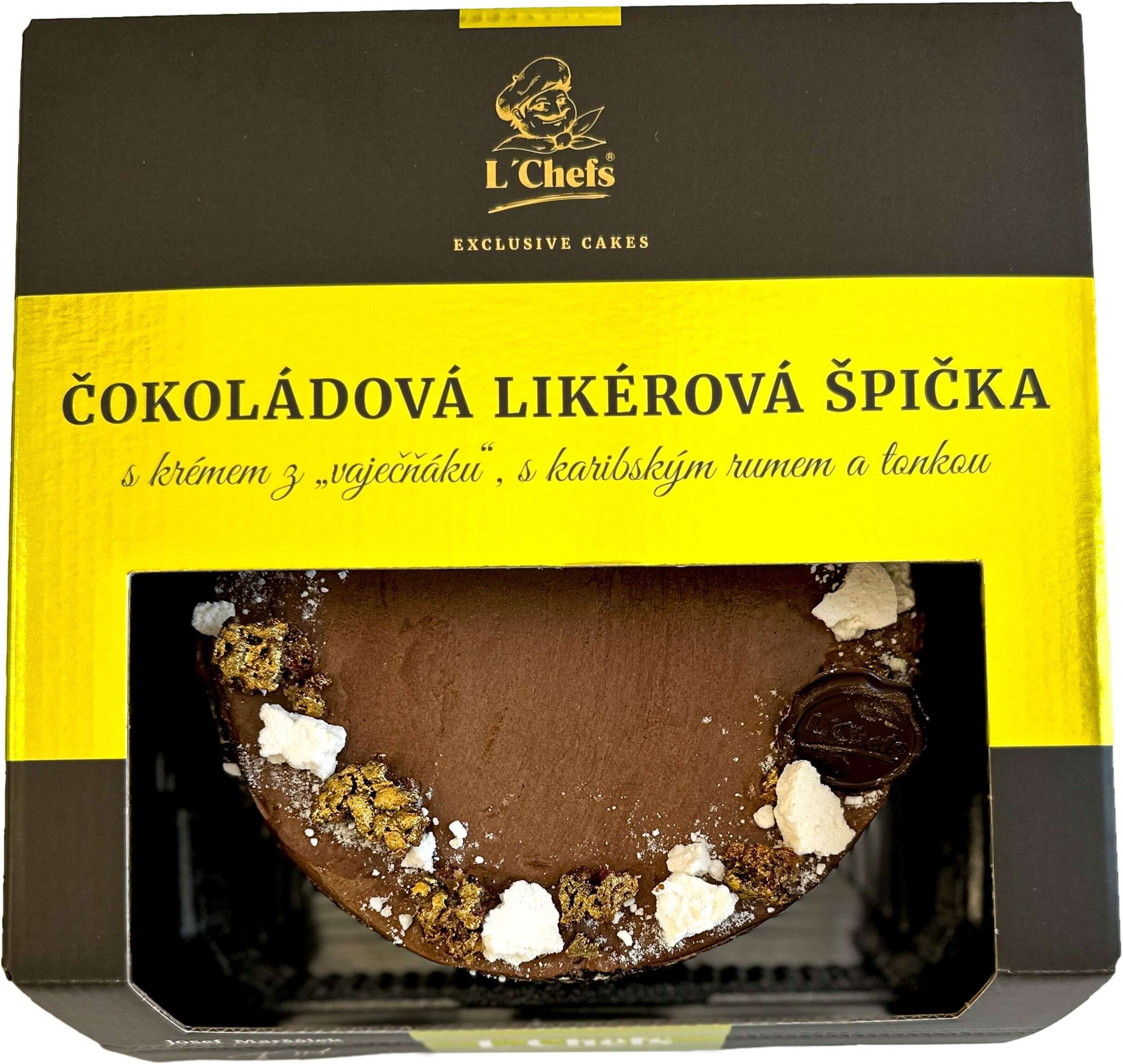 L'Chefs - Čokoládová likérová špička 600 g