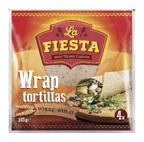 La Fiesta Tortilla Wrap 25cm celozrnná 4ks 245 g