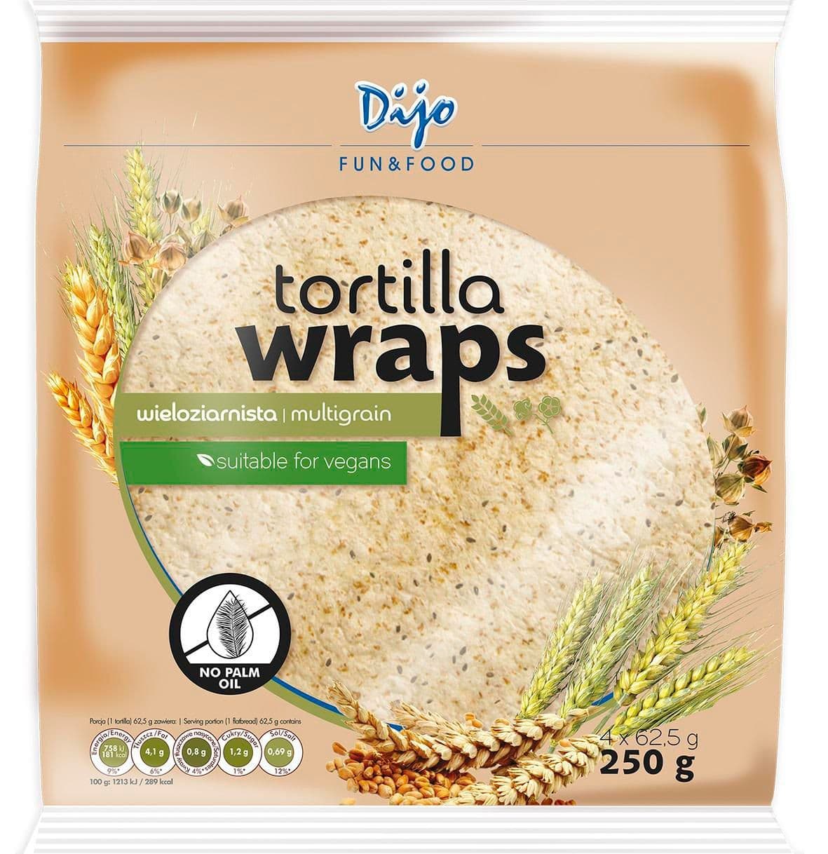 Dijo Tortilla pšeničná vícezrnná 250g