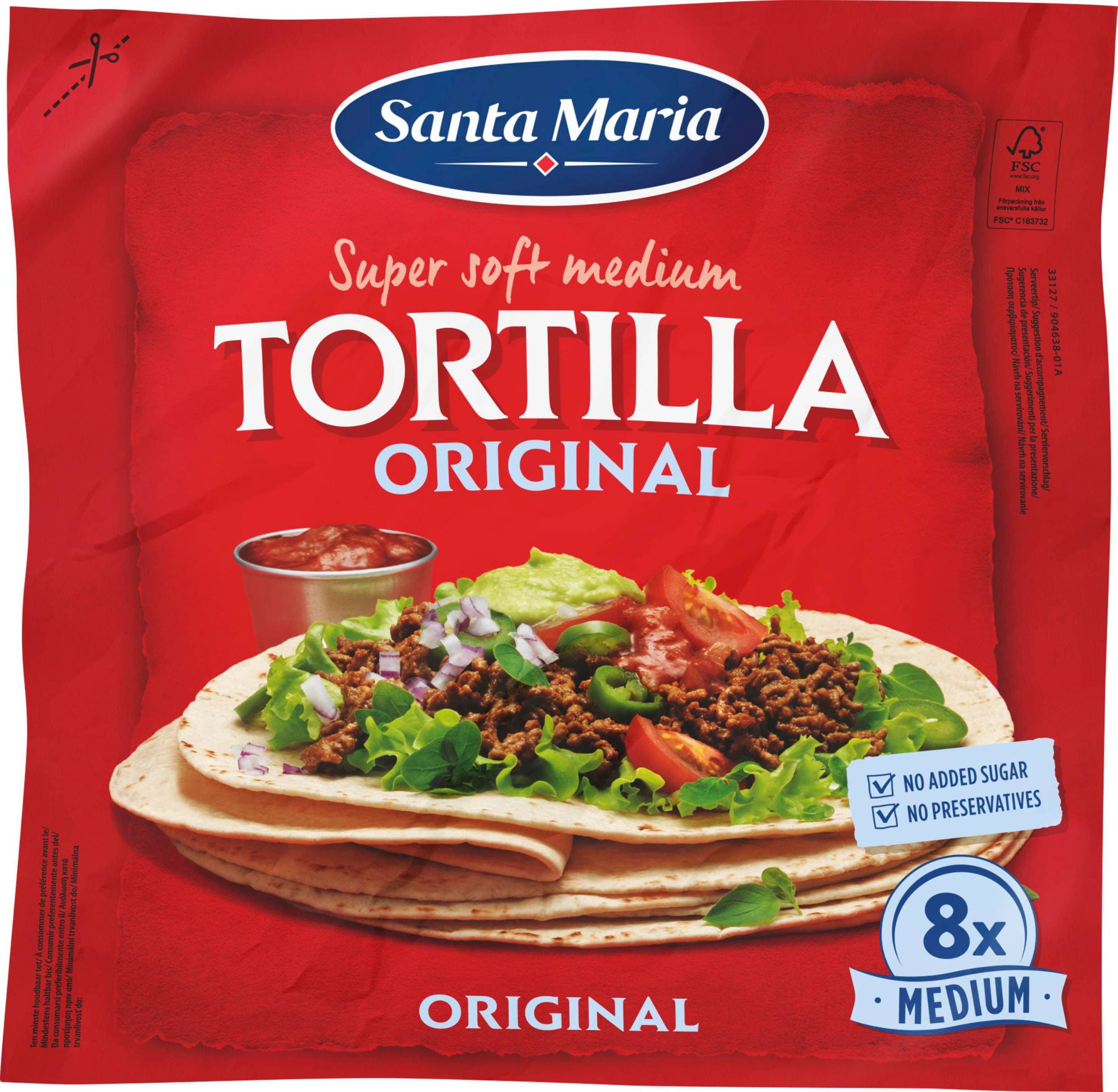 Santa Maria Tex Mex Tortilla original 320 g