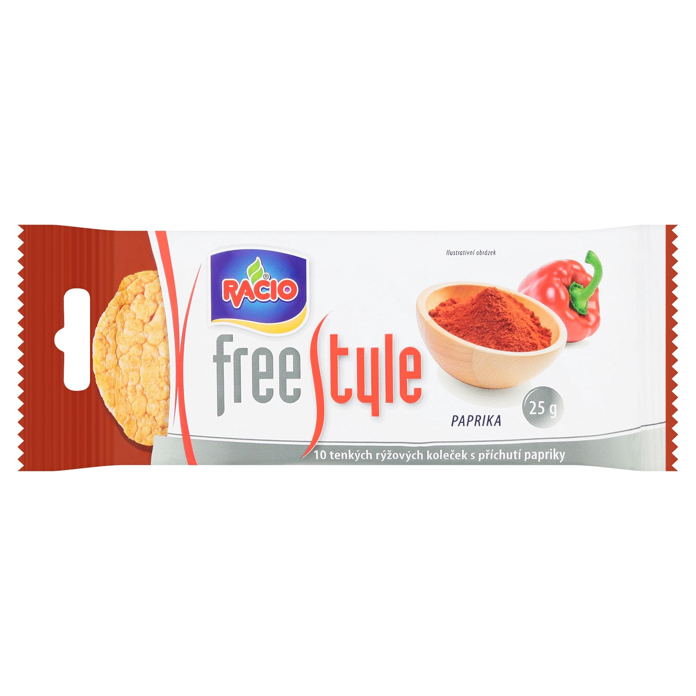 Racio Free Style Rýžové chlebíčky paprika 25 g