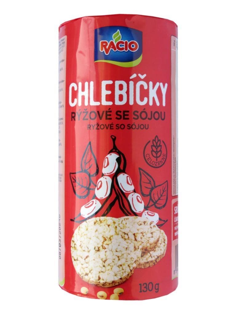 Racio Chlebíčky rýžové se sójou 130 g