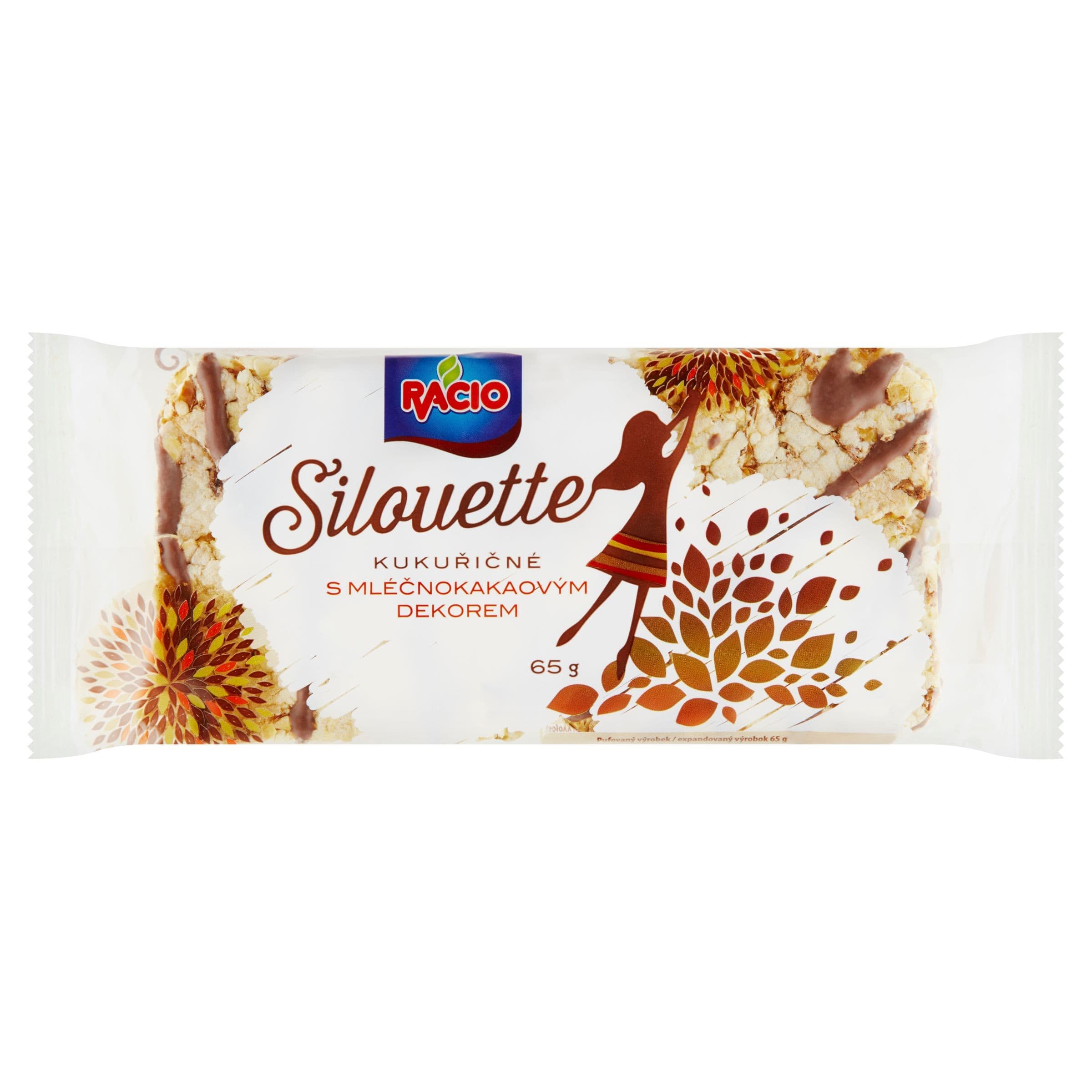 Racio Silouette kukuřičné s mléčnokakaovým dekorem 65 g