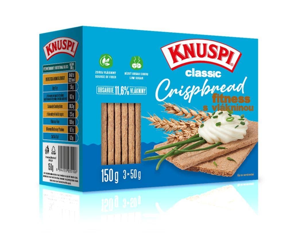 Knuspi Crispbread Fitness s vlákninou 150 g