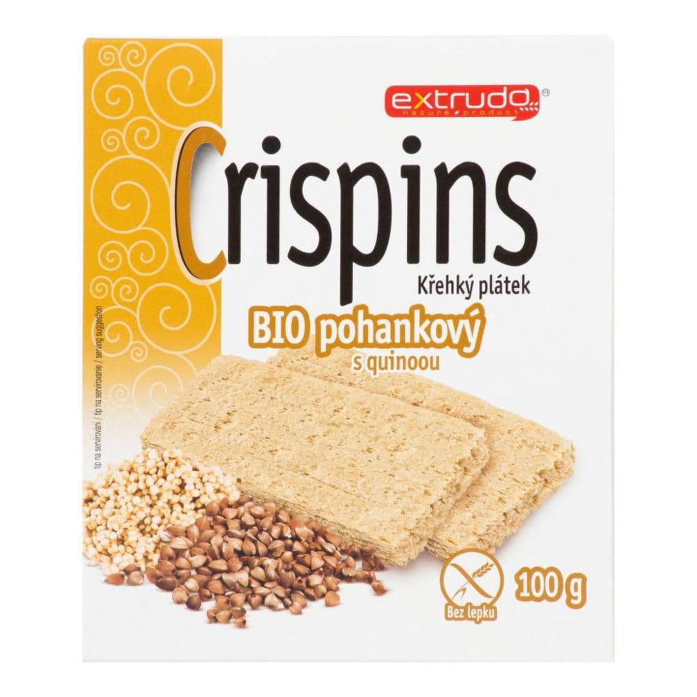 Extrudo Crispins BIO křehký plátek pohankový a quinoou 100 g
