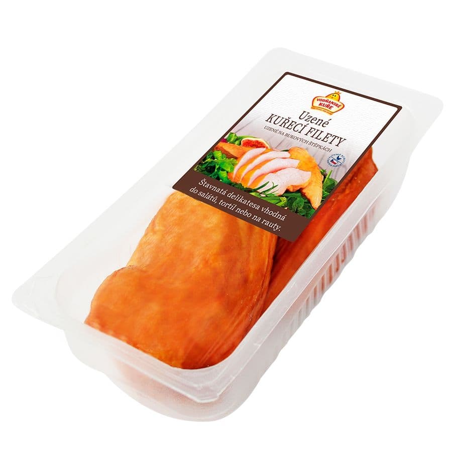Vodňanské kuře Uzené kuřecí filety 320g