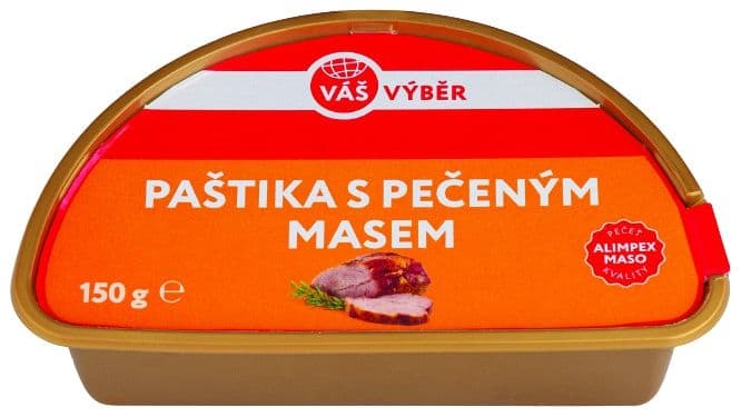 Váš výběr Paštika s pečeným masem 150g