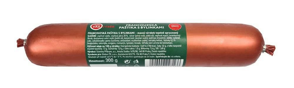 Váš Výběr Francouzská paštika s bylinkami 300g