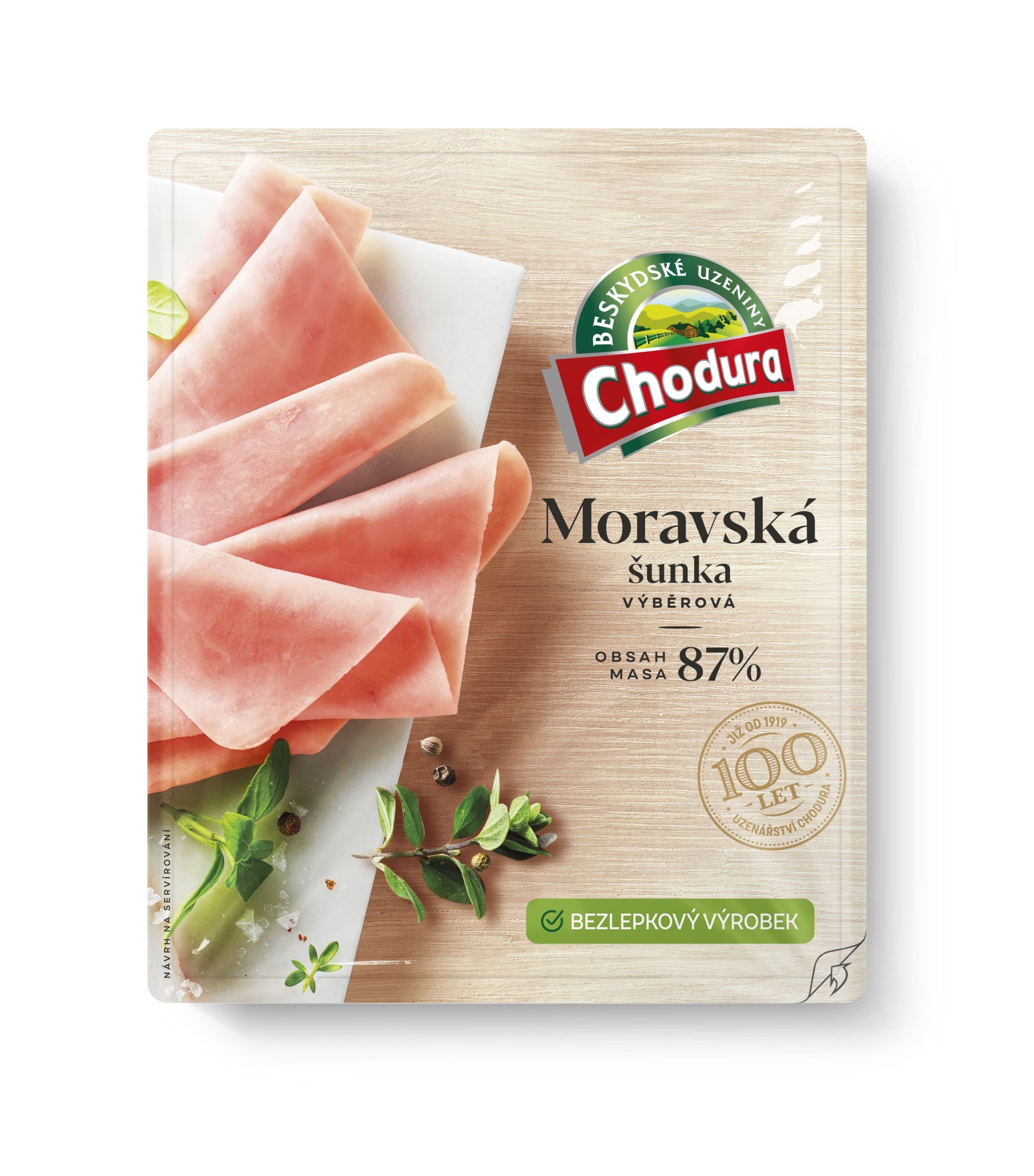 Chodura Moravská šunka výběrová 100 g