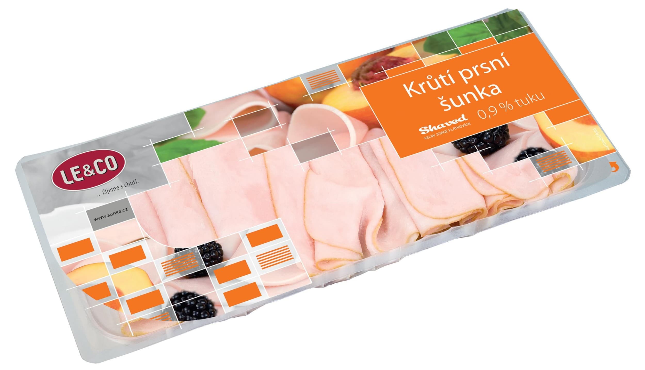 Le & Co Krůtí prsní šunka shaved 200 g