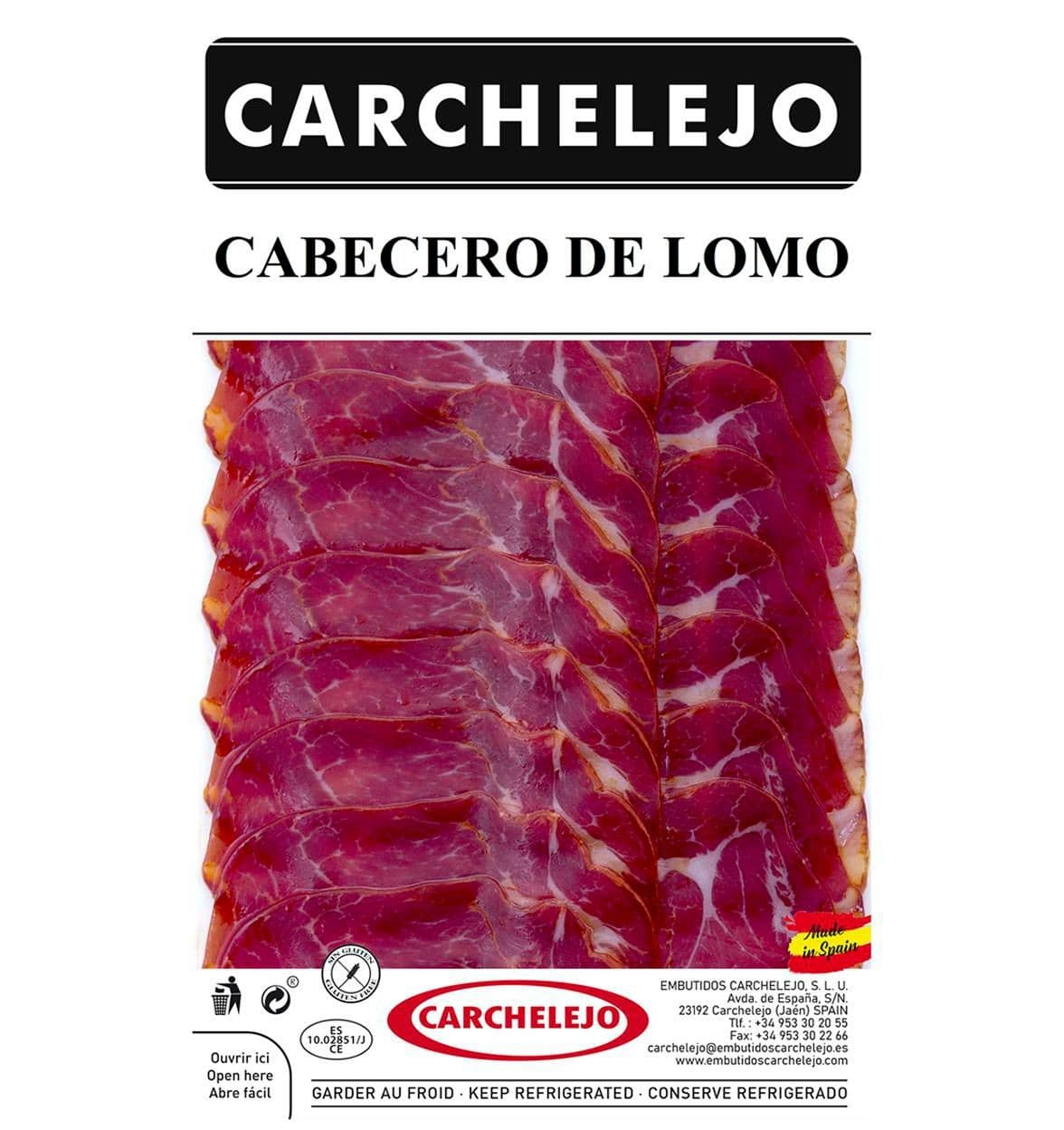 Carchelejo Lomo Coppa plátky 90 g