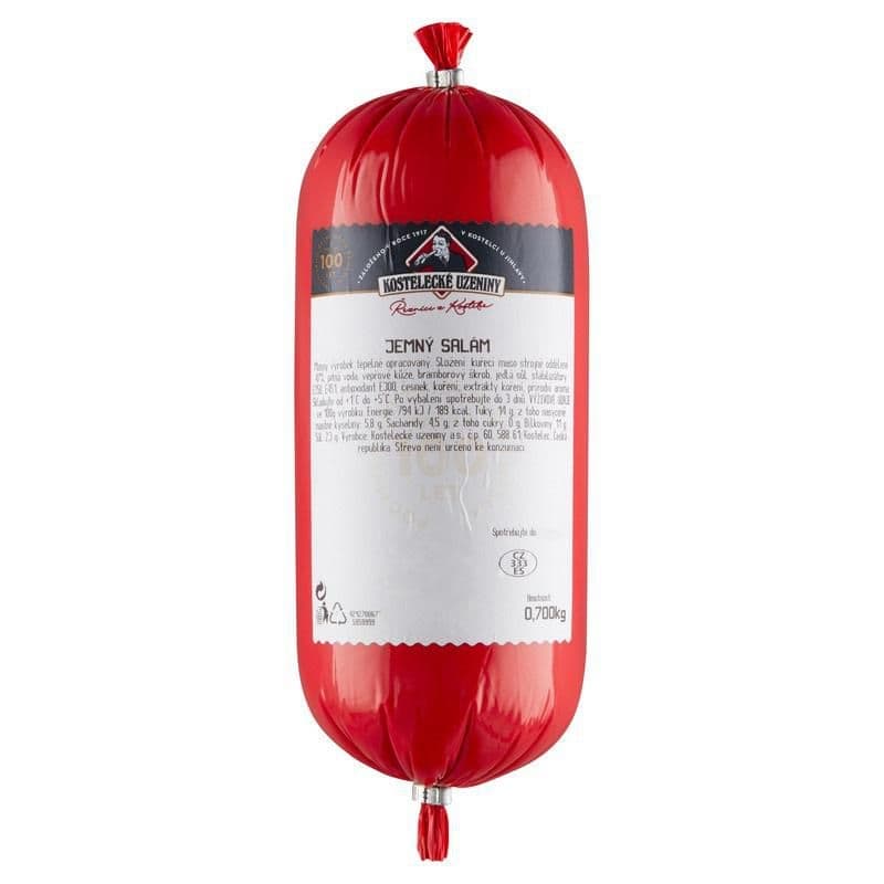 Kostelecké Uzeniny Jemný salám 700g